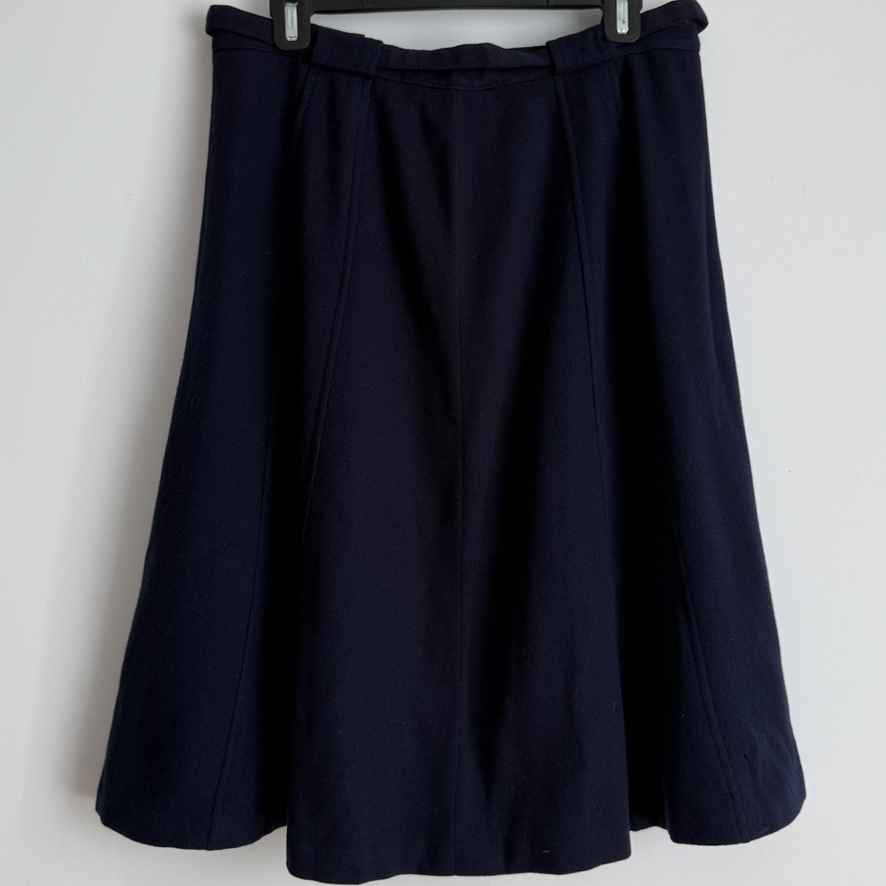 Vintage Navy Blue Skirt